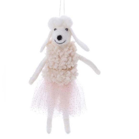 Felt Poodle Ornament 🎄 - Picture 1 of 2